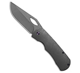 Image of McNees Knives McNees Custom Knives Dixons Frame Lock Titanium 3.75 Stonewash 879D7616