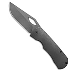 Image of McNees Knives McNees Custom Knives Dixons Frame Lock Titanium 3.75 Stonewash E3067A23