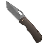 Image of McNees Knives McNees Custom Knives Dixons Frame Lock Titanium 3.75 Stonewash 541BBB27