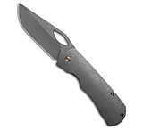 Image of McNees Knives McNees Custom Knives Dixons Frame Lock Titanium 3.75 Stonewash 88B49977