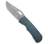 Image of McNees Knives Dixon Frame Lock Knife Blue Frag Titanium 3.75 Stonewash 26C7410D