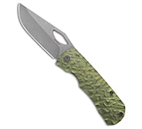 Image of McNees Knives Dixon Frame Lock Knife Green/Bronze Rock Titanium 3.75 SW 4D75A259