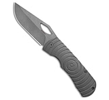 Image of McNees Knives Dixon Frame Lock Knife Stonewashed Shockwave Titanium 3.75 SW 48FCC304