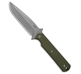 Image of McNees Knives Fixed Blade Stalker Knife Green G-10 4.375 Stonewash 0E4DDB71