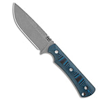 Image of McNees Knives Ridge Runner Fixed Blade Knife Blue/Black G-10 3.5 Stonewash 8B10FA6D