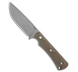 Image of McNees Knives Ridge Runner Fixed Blade Knife Green Micarta 3.5 SW 5281A4A1