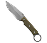Image of McNees Knives Ringed Agent Fixed Blade Knife OD Green G-10 4.25 Stonewash 0EFAC6B0