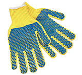 Image of MCR Safety 7 Gauge Work GLove, DuPont Kevlar Outside/Cotton Inside, PVC Blocks 2 Sides, Regular Weight