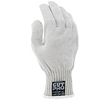 Image of MCR Safety Steelcore 2 7 Gauge Cut Resistant Work Gloves, Polyester Wrapped Stainless Steel, PVC Blocks on 1 Side