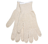 Image of MCR Safety String Knit Work Gloves, 7 Gauge Regular Weight, Natural 60% Cotton 40% Polyester, Hemmed Cuff