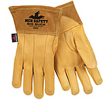 Image of MCR Safety Big Buck Leather Welding Work Gloves, 2.5in Split Cow Cuff, Sewn with DuPont Kevlar