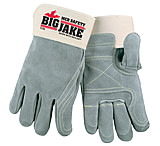 Image of MCR Safety Big Jake®, Full Leather Back
Premium A+ Side Leather Palm Work Gloves, 2.75 Inch Safety Cuff, Double Palm and Fingers, Sewn with DuPont™ Kevlar