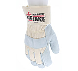 Image of MCR Safety Big Jake Premium A+ Side Leather Palm Work Gloves, DuPont Kevlar Sewn and Lined, 2.75in Safety Cuff