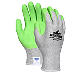 Image of MCR Safety Cut Pro 13 Gauge Dyneema Diamond Technology Shell Cut Resistant Work Gloves, Hi-Vis Latex Coated Palm and Fingertips