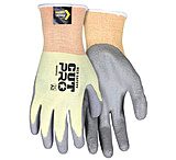 Image of MCR Safety Cut Pro 15 Gauge Stretch Kevlar Shell Cut Resistant Work Gloves, PU Coated Palm and Fingertips