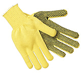Image of MCR Safety Cut Pro 7 Gauge Kevlar with Cotton Interior Cut Resistant Work Gloves, PVC Dots on 1 Side, Regular Weight
