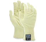 Image of MCR Safety Cut Pro Hero 13 Gauge Regular Weight Shell ARX Aramid Fibers Uncoated Cut Resistant Work Gloves, 3.5in Knit Wrist Extended Cuff
