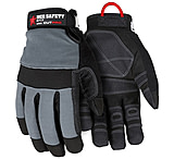 Image of MCR Safety Cut Pro Mechanics Glove, Synthetic Leather Palm, Adjustable Hook and Loop Wrist Closure, Cut Resistant
