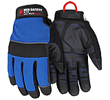 Image of MCR Safety Cut Pro Mechanics Gloves, Reinforced PVC Coated Synthetic Leather Palm, Insulated, DuPont Kevlar Lined