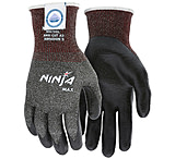 Image of MCR Safety Cut Pro Ninja Max Cut Resistant Work Gloves, Bi-Polymer Coated Palm and Fingertips