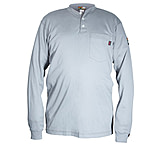 Image of MCR Safety Flame Resistant Long Sleeve Henley Shirt, 100% Cotton - Men's
