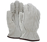 Image of MCR Safety Leather Driver Work Gloves, Insulated Premium Split Cow Leather, Fleece Lined, Straight Thumb