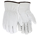 Image of MCR Safety Leather Drivers Insulated Work Gloves, Buffalo Grain with Shirred Elastic Back, Lined with Thinsulate