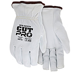 Image of MCR Safety Leather Drivers Work Gloves with DuPont Kevlar &amp; Synthetic Cut Resistant