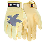 Image of MCR Safety Mechanics Touch Screen Gloves with TaskFit Design, Goat Grain Leather Palm and Nylon Spandex Back