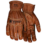 Image of MCR Safety Mustang Leather Drivers Utility Work Gloves, Grain Goat Double Palm, Lined and Sewn with DuPont Kevlar, Wing Thumb