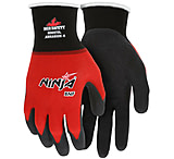 Image of MCR Safety Ninja BNF Work Gloves, 18 Gauge Nylon/Spandex Shell, NFT Palm and Fingertip Coated
