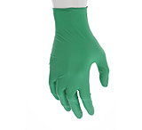 Image of MCR Safety NitriShield Disposable Nitrile Gloves, Powder Free Industrial Food Service Grade, 9.5in Length, 4 mil Thickness, Biodegradable
