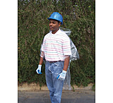 Image of MCR Safety Schooner Jr. Disposable Rain Poncho, .02mm Polyethylene, Attached Hood, Tote Pouch