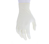 Image of MCR Safety SensaTouch Disposable Latex Gloves, Powder Free Medical Grade, 9.5in Length, 5 mil Thickness