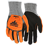 Image of MCR Safety UltraTech Mechanics Gloves, Cut Pro 13 Gauge HyperMax Shell with Sandy Nitrile Foam Palm and Fingertips