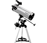 Image of Meade 114EQ-ASTR F/8.8 4.5&quot; 114mm Equatorial Reflector Telescope w/ Autostar Suite Software, Red Dot Finderscope, two Eyepieces, Tripod - 04066