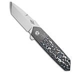 Image of Mechforce Carey Collab Roadster Frame Lock Knife Blue Forest CF 3.4 Satin CF91BF81