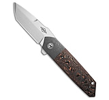 Image of Mechforce Carey Collab Roadster Frame Lock Knife Copper CF 3.4 Satin 722CF0B9