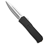 Image of Medford Merc-1 OTF Automatic Dagger Knife Black Aluminum 3.75 Tumbled 4757E04B