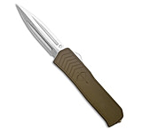 Image of Medford Merc-1 OTF Automatic Dagger Knife Yellow Aluminum 3.75 Tumbled 97CAC4EC
