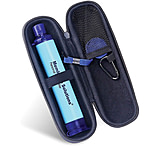 Image of Membrane Solutions Blue Water Filter Straw w/ Case