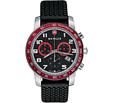 Image of Wenger Alpine SwissRallye Men's Black Dial/Red Bezel w/ Tire Strap 70801