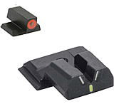 Meprolight Hyper-Bright V-Sight S&amp;W M&amp;P Shield, Non-Ez Models, - O Ring, Black Orange Ring, 417753131, 417753131