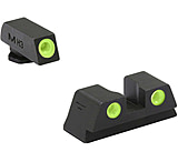 Meprolight IWI Masada Fixed Self-Illuminated Pistol Sights Set, Green, 0195873101, 195873101