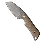 Image of Mercury Kali Sheepsfoot Fixed Blade Natural Micarta 3.38 Stonewash 3DFFB0B5