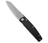 Image of Mercury Logan Mini Liner Lock Knife Black Aluminum 3 Stonewash 1B1094AB