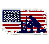 Image of Merica Life Fallen But Not Forgotten Patch