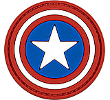 Image of Merica Life Star Shield PVC Patch