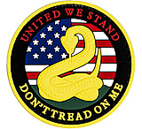 Image of Merica Life United We Stand. Don't Tread On Me PVC Patch