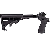Mesa Tactical LEO Gen II Tele Hydraulic Recoil Stock Kit for Moss 500/590, Mav 88 12-GA/20-GA, Black, 92650